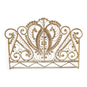 Rattan headboard