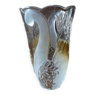 Large original crystal vase