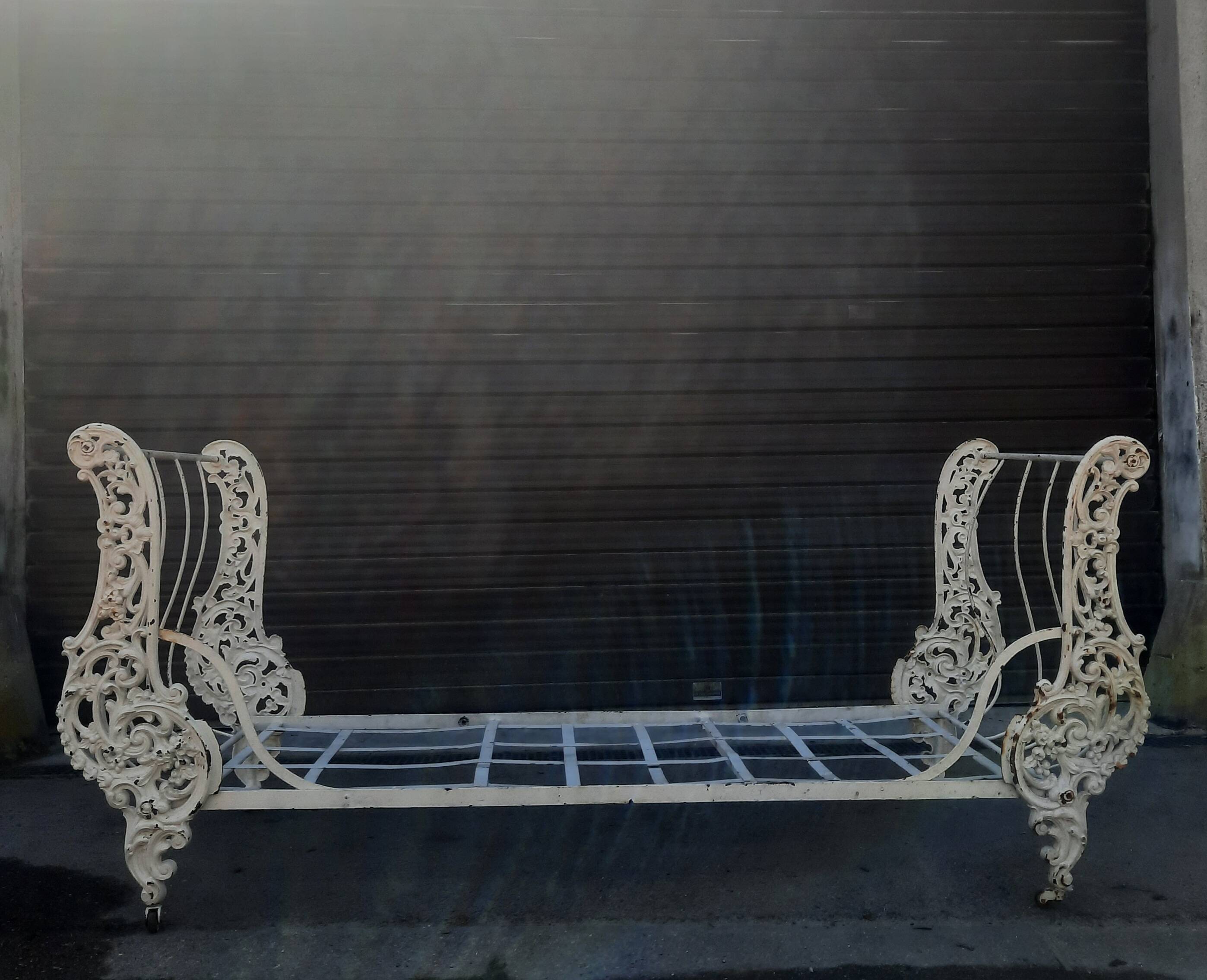 Napoleon IIII folding cast iron bed