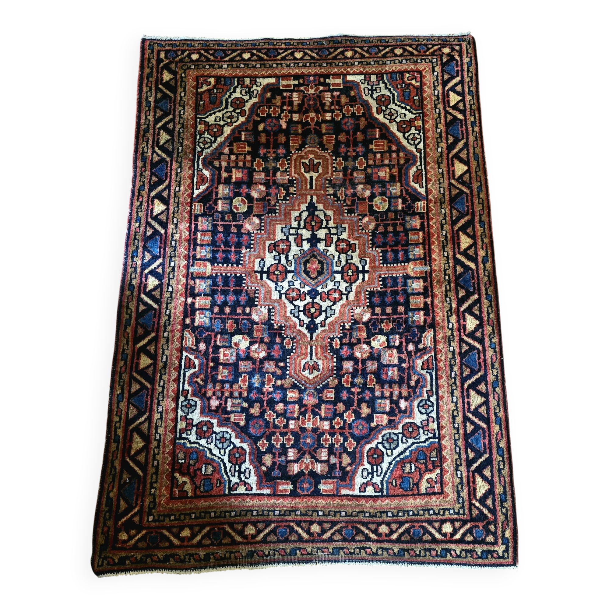Handmade Persian wool rug – Heriz / Bakhtiari – 163 x 108 cm