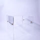 David Lange plexiglass side table