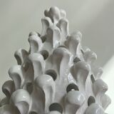 Lampe pomme de pin, en céramique de Caltagirone
