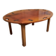 Table basse de bateau en acajou