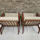 Pair of Scandinavian Danish teak armchairs 1960