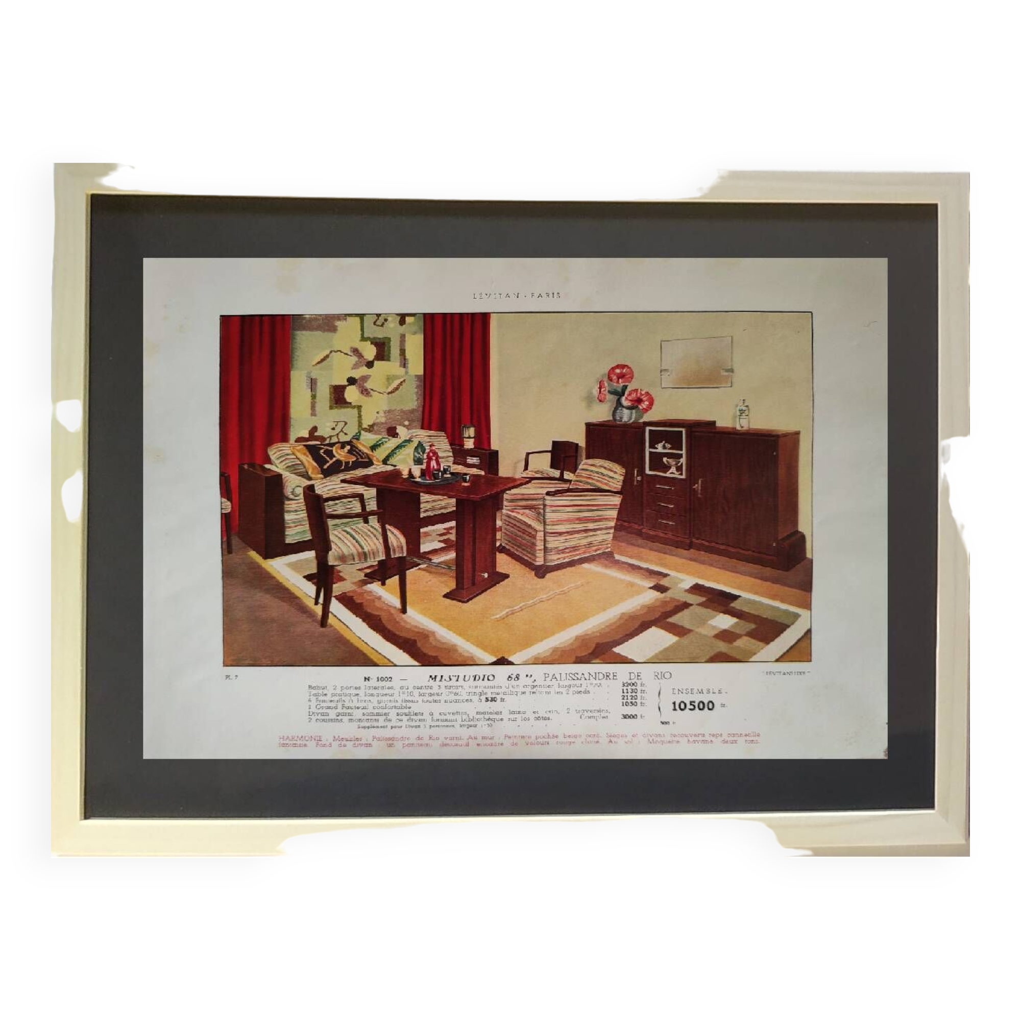 1940's furniture advertising board "MISTUDIO 68"