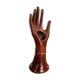 Hand wears brown jewelry , ring, soliflore , vintage French , 50s
