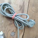 Workshop lamp Jumo 215 metal chrome foot vice 60s
