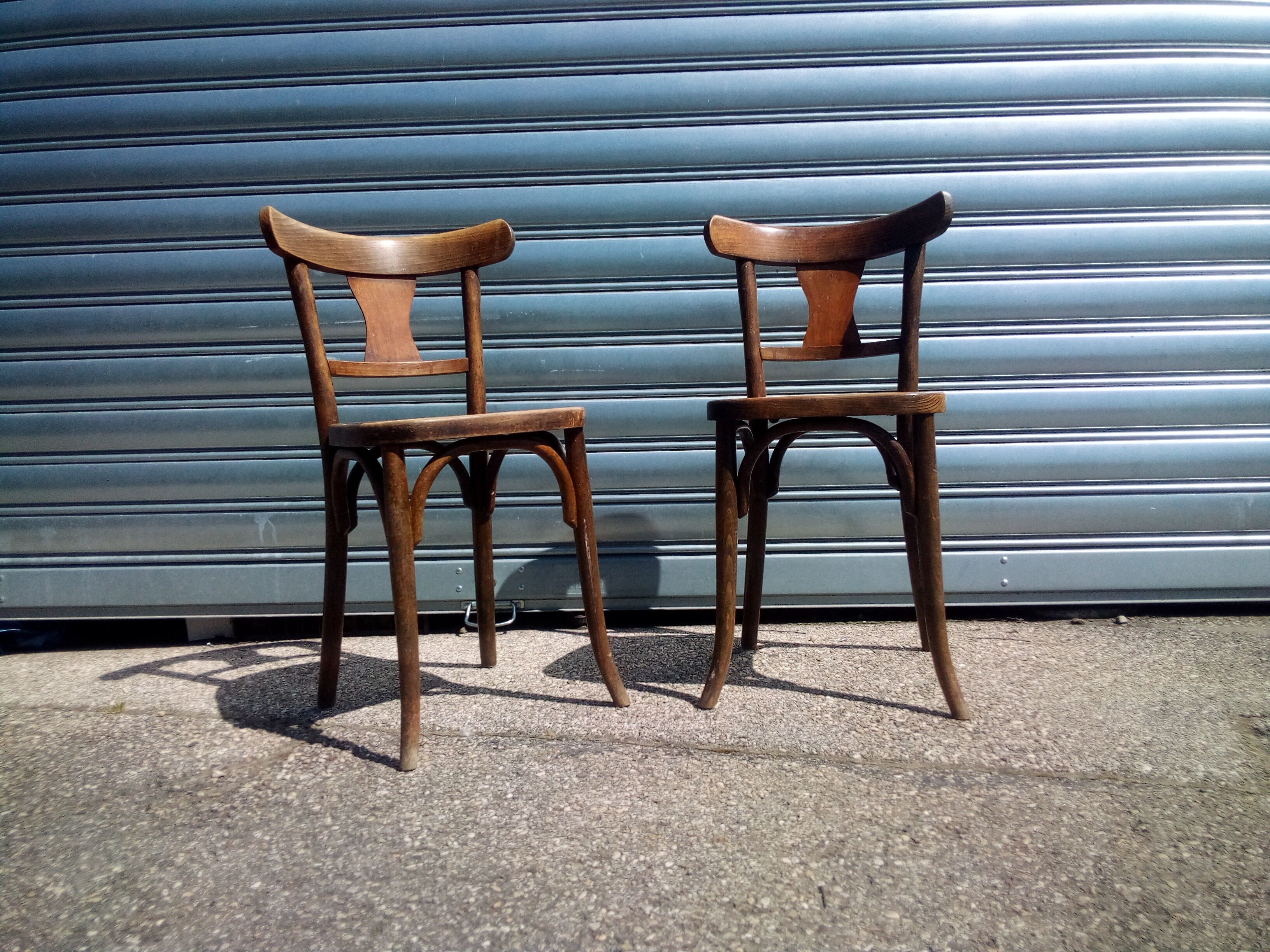 Paire de chaises bistrot
