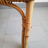 Vintage rattan armchair 1960