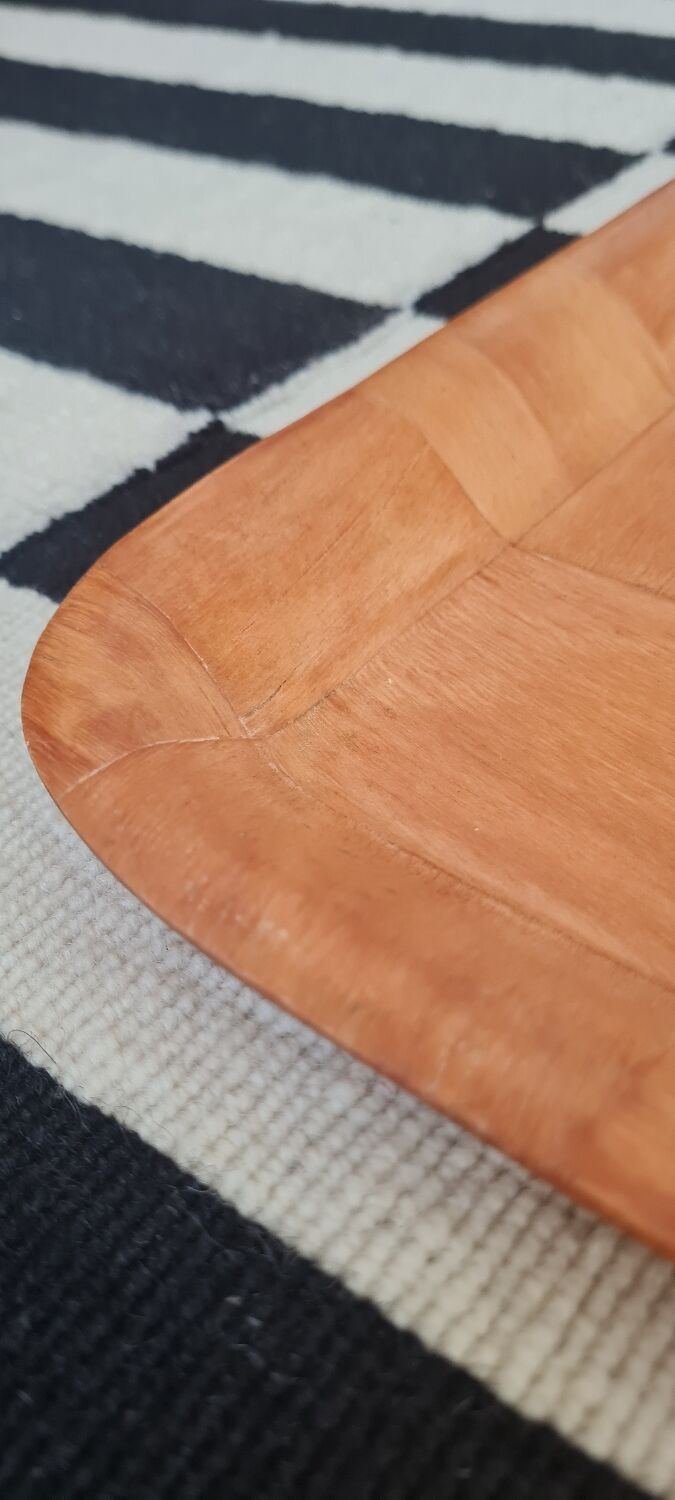 Plateau en bois vintage