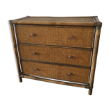 Rattan chest of drawers and canning