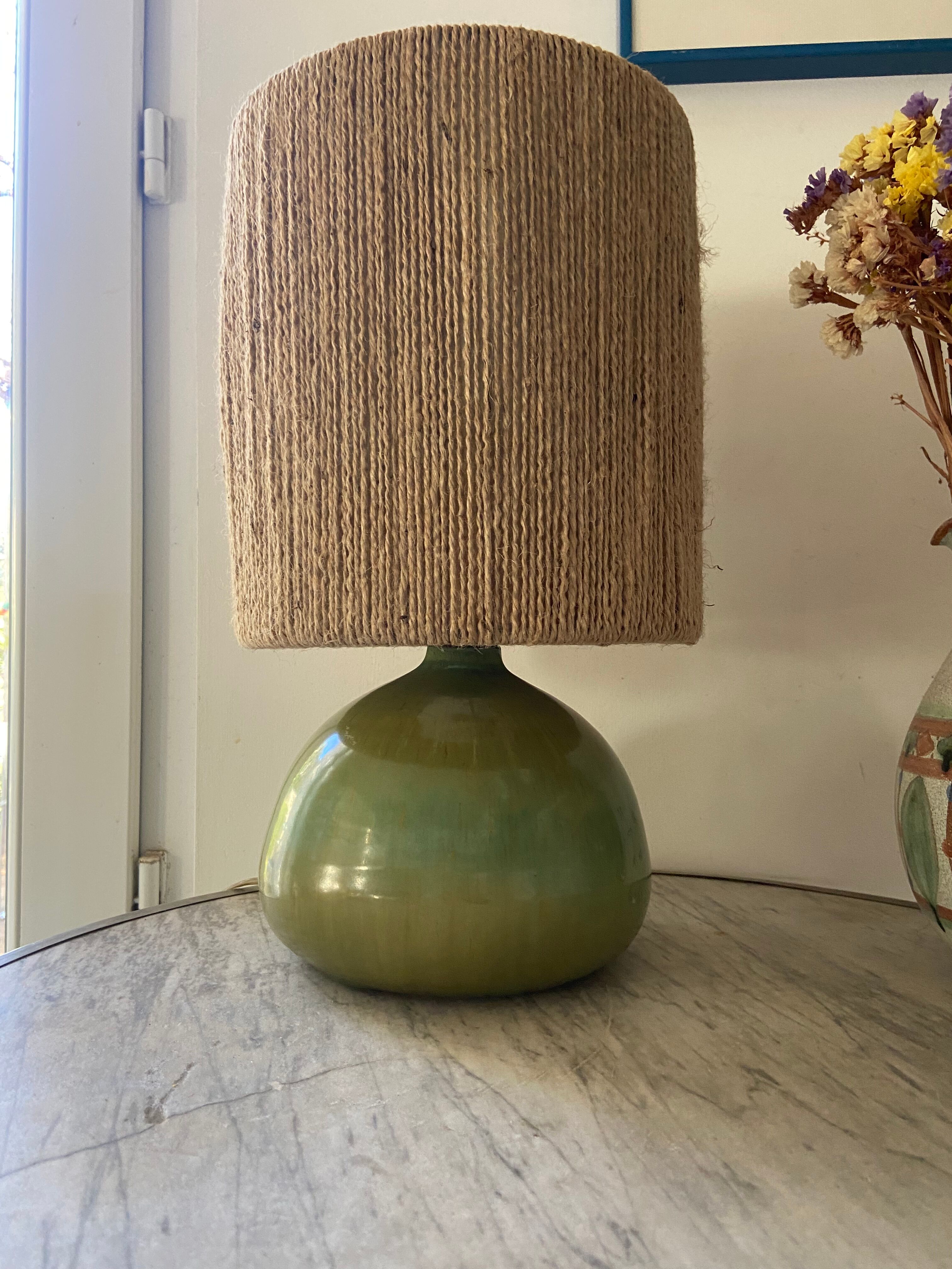 Vintage ceramic lamp