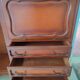 Cherry wood secretary wardrobe