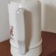 Small coffee maker with floral decoration