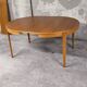 Vintage teak Scandinavian table from the 1960s.