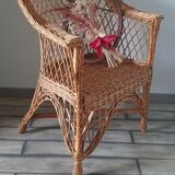 Rattan armchair
