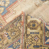 Tapis  beige & bleu oushak, 151x263cm