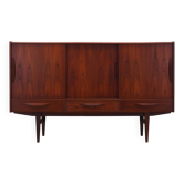 Enfilade en teck, design danois, années 1970, fabriqué par ES Møbler