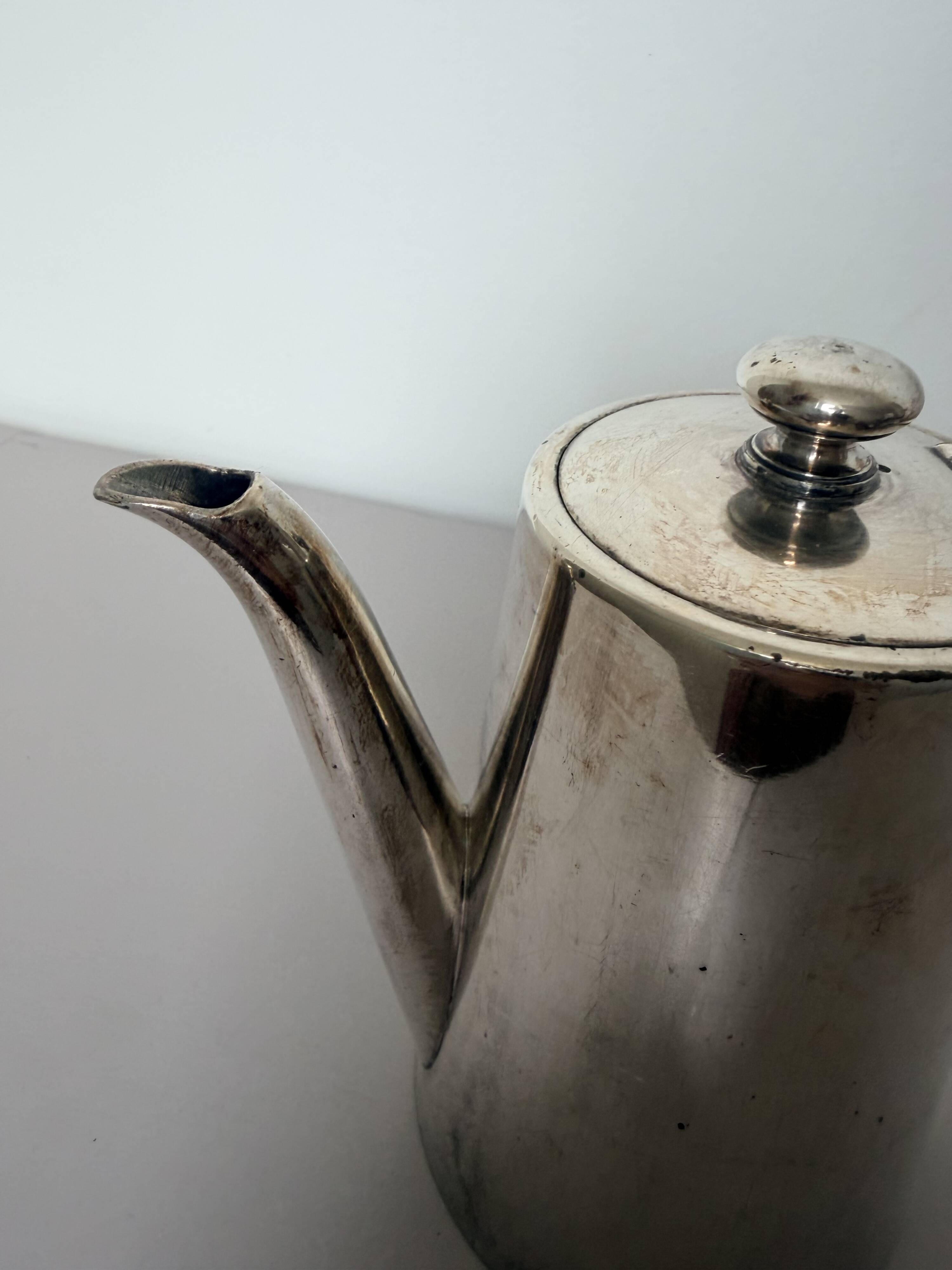 verseuse en métal argenté christofle vintage 240538