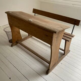 Double school desk