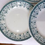 Set of 6 dessert plates from the Moulin des Loups and Hamage model Marceau 211228