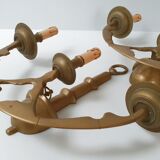 Pair of vintage 1950 aliton wall light