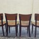 Serie de quatres chaises bistrot Thonet