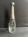 Liqueur carafe in engraved crystal & silver metal