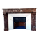 Louis Philippe style fireplace in speckled red marble 20th century