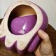 Empty pocket hand in earthenware