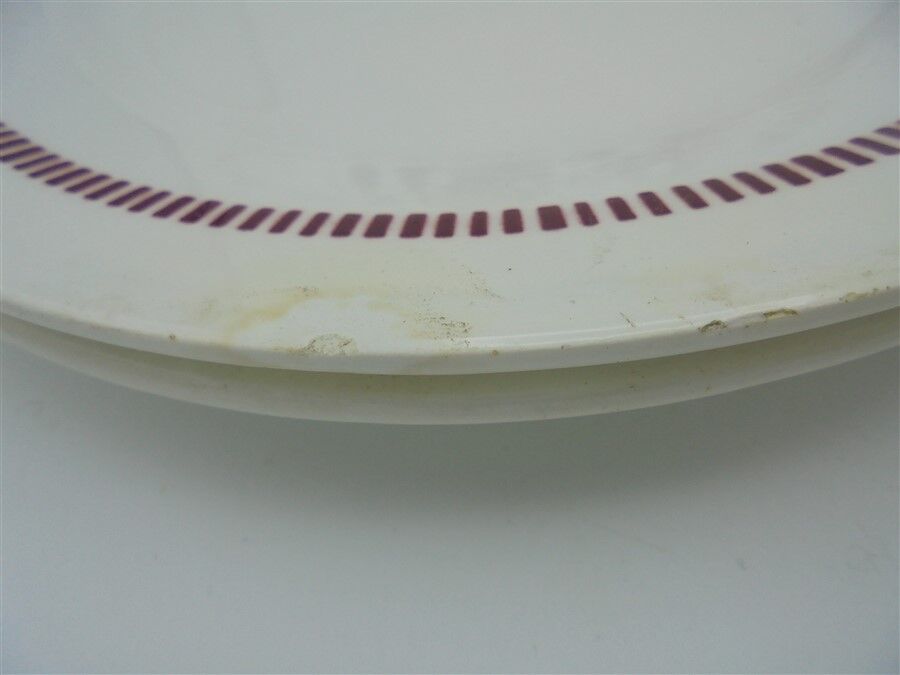 Service of 8 plates Digoin Sarreguemines