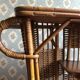 Bar vintage bambou et rotin années 60