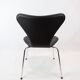 Seven chair, model 3107, designed by arne jacobsen and manufactured by fritz hansen.