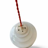 Opaline pendant light - 1960s