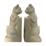 Pair of greenhouses book cat