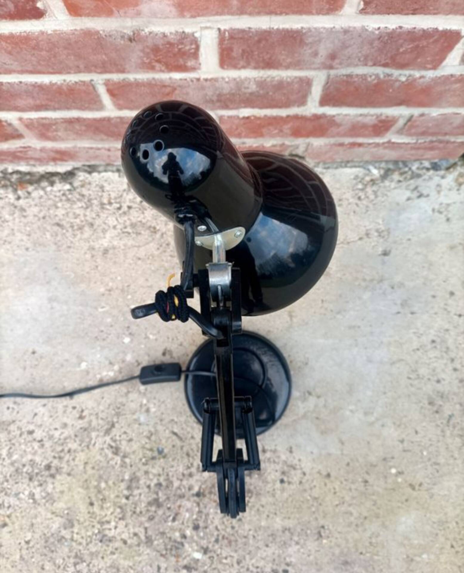 Retro lamp in industrial style