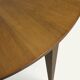 Dining table in mahogany, Neo-Classical style, Art Deco period, 1940.