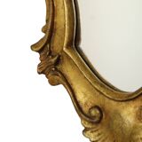 Mid Century Crested Mirror Classic Gold Mirror France