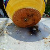 Pair of glazed terracotta planters