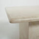 Set of 3 vintage travertine coffee tables, italy, 1970