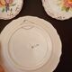 Set of 3 old plates Provencal style floral motifs