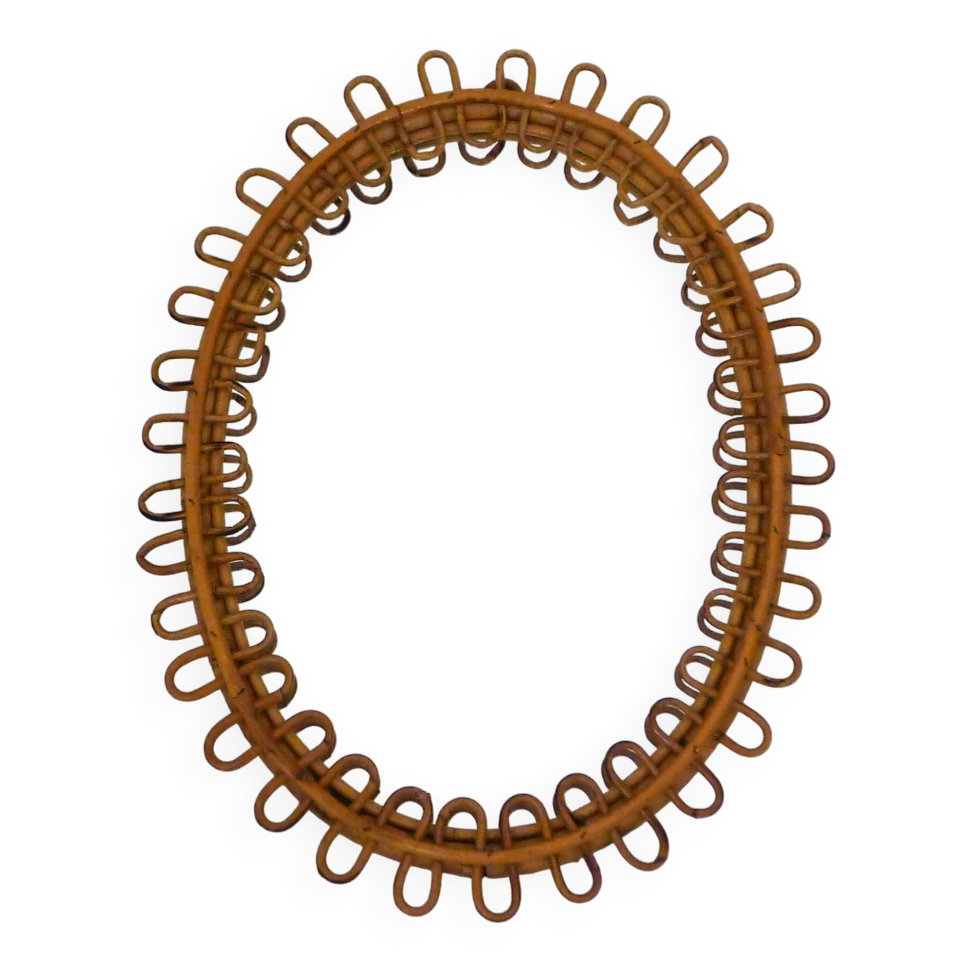 Albini Italian Rattan Mirror