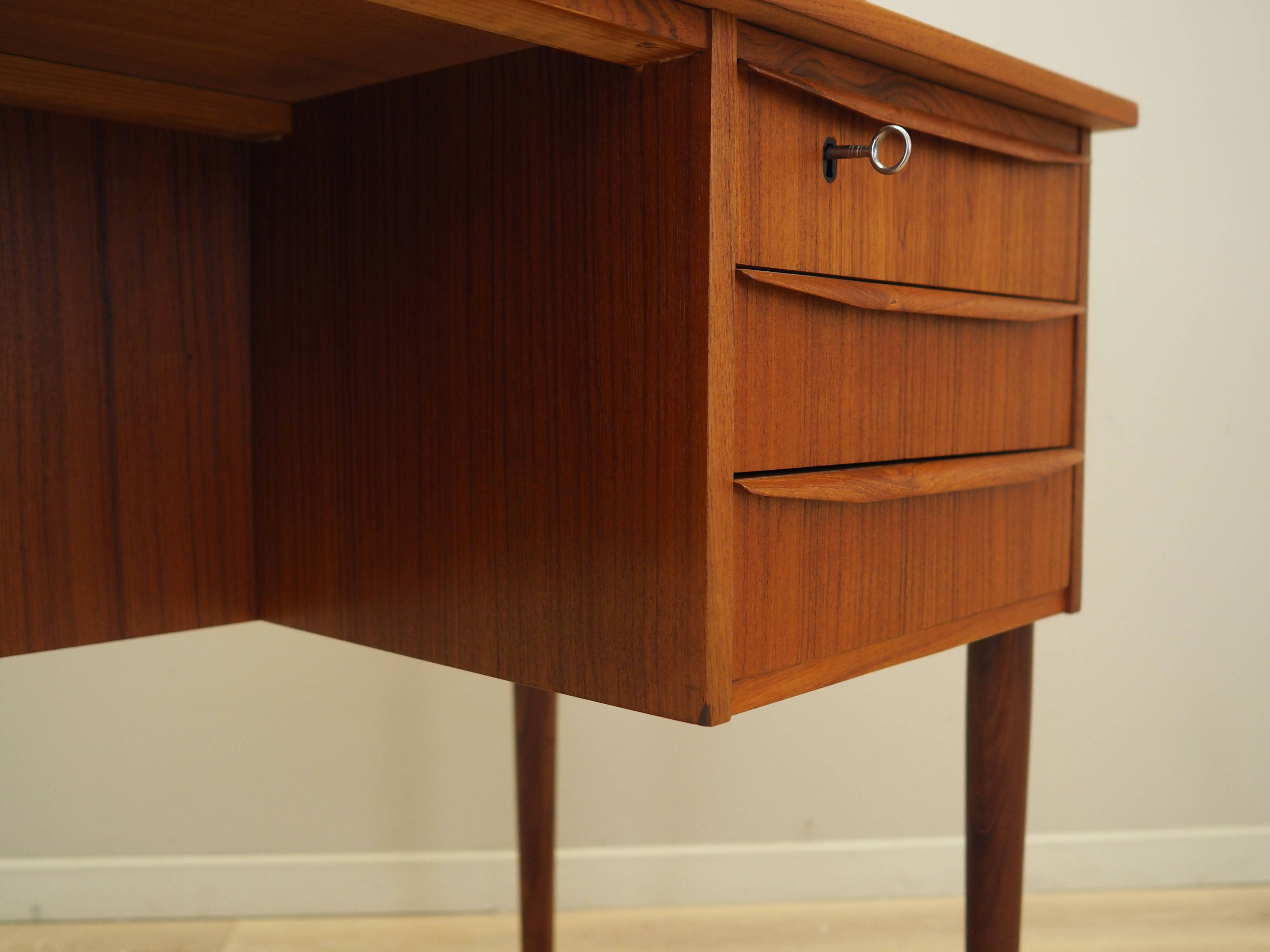 Teak desk, Danish design, 1960s, production: Denmark