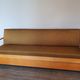 Tamara sofa bed in ash and fabric by F. Aplewicz for Lad, Polish Vintage 1950