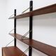 Teak Wall Unit by Louis van Teeffelen for WeBe 1950's