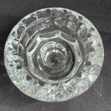 2 vintage Luminarc crystal candle holders