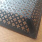 Perforated sheet metal tray circa 1950