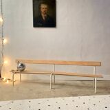 Vintage school bench