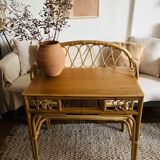 Rattan desk
