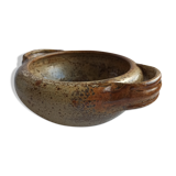 La Borne pyrity sandstone dish signed by JP